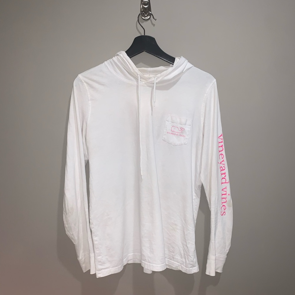 Vineyard Vine White Medium Hoodie